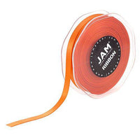 JAM Paper - Ruban de satin double face - 3/8" de large x 25 m - Orange-Couleur: Orange