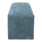 Zuo - Scatola Banc - Bleu-Dimensions: 18,9 po L x 55,1 po L x 19,3 po H