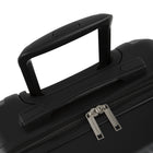 Swiss Mobility - Ensemble de 3 valise rigide ABS - Noir-Poignée de chariot télescopique avec hauteurs de verrouillage à plusieurs niveaux