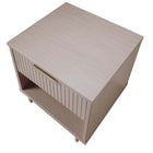 Manhattan Comfort - Table de nuit moderne Granville 1 tiroir 46 cm - gris clair - lot de 2-15,16 po L x 18,11 po l x 19,49 po H