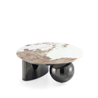 Manhattan Comfort - Table basse Laurel moderne et glamour 80 cm (31,49 po) - Noir-Mélangez et assortissez avec les tables d’appoint Manhattan Comfort