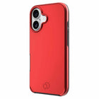 Nimbus9 - Étui Cirrus 3 Magsafe pour iPhone 17 - Rouge Crimson-Ailettes d'angle RISEGUARD