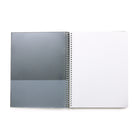 Hilroy - Carnet de croquis à épine couverte Studio Pro, 8 po x 11 po-Boucle pour crayon 