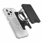 PopSockets - PopWallet pour MagSafe Rond avec Anneau D'adaptation - Noir-Aimants 50 % plus puissants*
