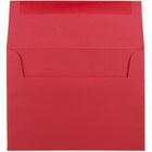 JAM Paper - Enveloppes d'invitation colorées A6 - 4,75 x 6,5 - rouge recyclé - Paquet de 50-La couleur rouge