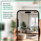 Blink - Caméra de sécurité Mini 2K+ à brancher pour la maison et les animaux 2 caméras - Blanche-Protection renforcée : Bénéficiez de la détection intelligente par IA, comme la détection de personnes et de véhicules, incluse dans cet abonnement Blink