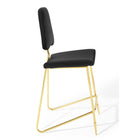 Modway - Ponder Performance Velvet Tabouret de bar - Noir-Vintage Glamour Style