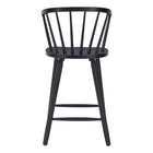 Zuo - Stenger Tabouret de comptoir - Noir - Ensemble de 2-6