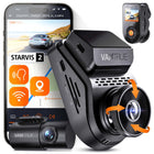 Vantrue - Caméra embarquée S1 Pro 2,7K avec carte SD de 64 Go-Enregistrement à 60fps offrant vidéo plus fluide et réduisant flou mouvement lors conduite rapide ou freinage