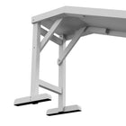PawHut - Rampe pour animaux, marches de lit pour chien avec tapis antidérapant, 74 po L x 16 po l x 25 po H - blanc-Couleur : Blanc, Gris 