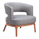 Zuo - Penryn Fauteuil d’appoint - Gris ardoise-Assemblage requis