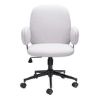 Zuo - Lionel Chaise de bureau - Beige-Comfy and durable polyester fabric