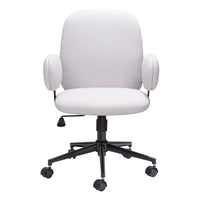 Zuo - Lionel Chaise de bureau - Beige-Comfy and durable polyester fabric