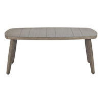 Zuo - Foret Table basse - Brun-Bois imitation bois avec accents en aluminium au fini contemporain raffiné