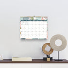 Blueline - Calendrier Mural Scolaire Mensuel 12 Mois  D’Août À Juillet – 15 po H x 12 po l - Motif Splash – Bilingue-Comprend semaines numérotées, dates juliennes, jours fériés et phases lunaires