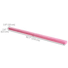 Soozier - Poutre d’équilibre pliable 7 pi, rose-Noyau en bois massif assurant une grande stabilité lors de l'utilisation