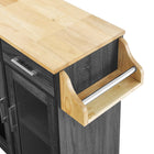 Modway - Cuisine Chariot de cuisine, Charbon naturel-10