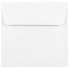 JAM Paper - Enveloppes d'invitation carrées doublées de feuille d'aluminium - 6 x 6 - blanches avec feuille d'or - Paquet de 25-Parfait pour le courrier personnel, les envois professionnels, les cartes de voeux, les annonces et bien plus encore !