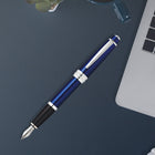 A.T. Cross - Stylo-plume Bailey, bleu, plume moyenne-Les produits Cross sont incontestablement garantis contre les bris mécaniques et tous les instruments d’écriture sont couverts par une garantie à vie. 