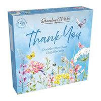 Grandma Wild’s - Boîte « Merci » Prairie de fleurs sauvages avec biscuits aux doubles pépites de chocolat-Biscuits double pépites de chocolat