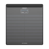 Withings - Body Segment Balance Wi-Fi avec composition corporelle segmentée - Noir-Composition corporelle par segmentation (masse grasse et masse musculaire pour 5 segments corporels, masse osseuse, masse hydrique)