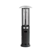 Shinerich - Chauffe-patio Inferno - noir mat-Puissance de chauffage réglable de 36 000 BTU