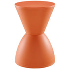 Modway - Haste Dos sans dos Tabouret - Orange-Plastique polypropylène robuste