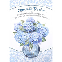 Mill Brook Studio - Cartes de souhaits Fête avec enveloppes – 5-3/8 po x 7-3/4 po – Spécialement pour toi : vase – paquet de 18-Cartes de souhaits qualité boutique
