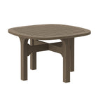 Modway - Saratoga Square Terrasse extérieure Bois de teck Table d’appoint - Gris vieilli-Table d’appoint en bois de teck