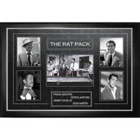 Rat Pack impression Sinatra/Martin/Lawford/DavisJr Collage - Impression encadree - 35" x 23"-Impression d'art de haute qualité avec passe-partout et encadrement professionnel