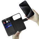 Blu Element - Étui Folio 2-in-1 MagSafe pour iPhone 17 Pro Max - Noir-Ajustement précis avec accès facile à tous les ports