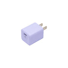 LOGiiX - Vibrance Power Mini 20W Chargeur Mural USB-C Chargeur Mural - Lavande-Chargez rapidement votre appareil jusqu'à 72 % en seulement 45 minutes