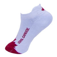 Cool Canuck - chaussettes rafraîchissantes blanches, moyen - paquet de 2-Modèle canadien