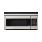 Sharp - Four à micro-ondes à hotte intégrée Carousel de 1,1 pi³ - Acier inoxydable-Four à micro-ondes à convection à hotte intégrée pour cuire, rôtir ou griller les aliments 