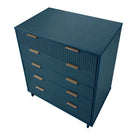 Manhattan Comfort - Granville commode et chiffonnier modernes - bleu minuit - ensemble de 2-10