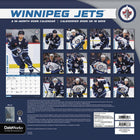 DateWorks - 2026 Calendrier Mural 16 Mois - 12 po x 12 po - Jets de Winnipeg - Bilingue -13 images de haute qualité imprimées sur du papier Premium