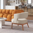 Zuo - Penryn Fauteuil d’appoint - Beige-Dimensions: 27,2 po L x 26,8 po L x 27,2 po H