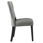 Modway - Silhouette Restauration Fauteuil d’appoint - Gris clair-Assemblée requise