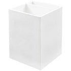JAM Paper - JAM Paper - Ensemble d'organisateurs de bureau punaisables de luxe - 1 plateau supérieur, 2 plateaux à courrier et 1 porte-stylo - Blanc-Quantité : un plateau de fournitures de bureau, deux bacs à papier et un porte-stylo.