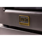 Kucht - 36 po Série KED style professionnel à double combustible, prête pour le propane - Gemstone-Les grilles de cuisson robustes en fonte offrent une chaleur intense et permettent de déplacer les ustensiles d’un brûleur à l’autre sans les soulever