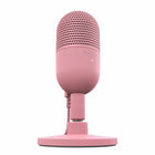 Razer - Seiren V3 Mini - Quartz-En plein jeu, lors d'un chat ou d'un stream, évitez les incidents sonores en appuyant sur le haut du micro et jetez juste un coup d'œil à l'indicateur d'état LED pour savoir si le micro est actif