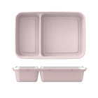 Bentgo - Boîte de conservation à 2 compartiment - Bleu ciel - Lot de 10-Couvercles sur mesure : Préservent la fraîcheur pendant la réfrigération et lors du transport des repas