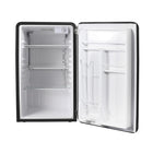 Magic Chef - Mini-réfrigérateur rétro noir de 3,2 pi³ sans congélateur-Les pieds réglables permettent de stabiliser le mini-réfrigérateur sur des surfaces inégales