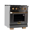 Kucht - 30 po Série KXD Cuisinière double énergie Propane - Gemstone-Allumage électronique avec rallumage automatique pour réduire les risques de fuite de gaz