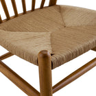Modway - Flourish Fuseau Fauteuil d’appoint de salle à manger - Noyer-Livré entièrement assemblé