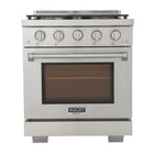 Kucht - 30 po Série KFX-X Cuisinière Pro Style au gaz propane - Acier inoxydable-Nouveaux brûleurs true simmer pour une cuisson délicate à basse température