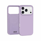 Blu Element - Étui Silicone MagSafe - pour iPhone 17 Pro - Lavande-Doublure en microfibre pour éviter les rayures