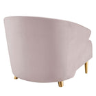 Modway - Odyssey Performance Velvet Fauteuil - Rose-Glissements au pied sans marquer