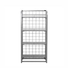 Futech - Présentoir métallique grillagé pour commerce de détail - 59,7 cm x 119,4 cm - Argent-La conception en maille ouverte améliore la visibilité des produits, facilitant ainsi la navigation des clients et l'identification rapide des articles.