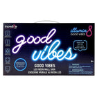 Incredible Group - Illumin8 Good Vibes Enseigne LED au néon-Prise USB